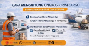 Cara Menghitung Ongkos Kirim Cargo Berdasarkan Berat dan Volume